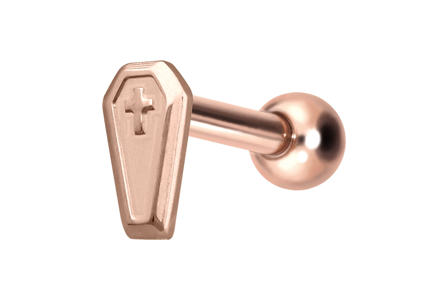 Titan Ohrpiercing mit Innengewinde SARG